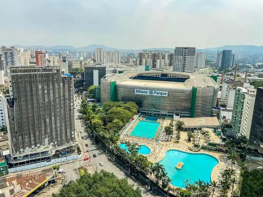 Luxuoso Ap Ao Lado Do Allianz São Paulo Lägenhet